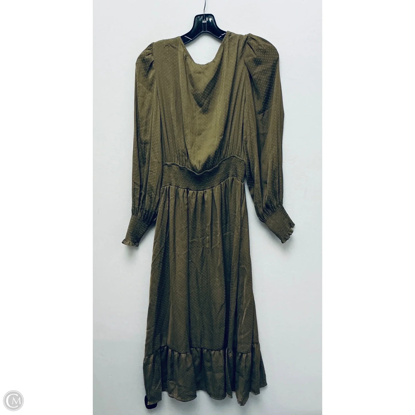 Dress Casual Maxi By By The River In Green, Size: L