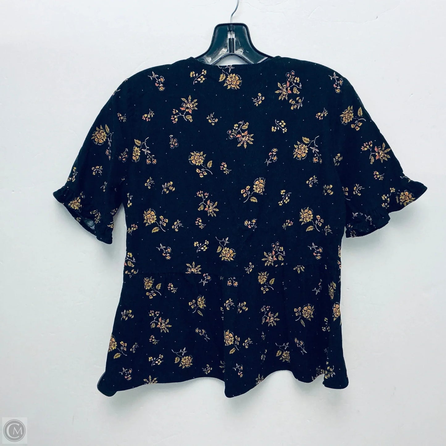 Top Short Sleeve By Madewell In Black, Size: Xs