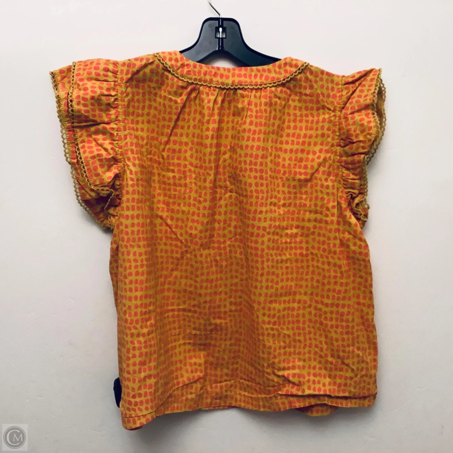 Top Sleeveless By Clothes Mentor In Orange, Size: L