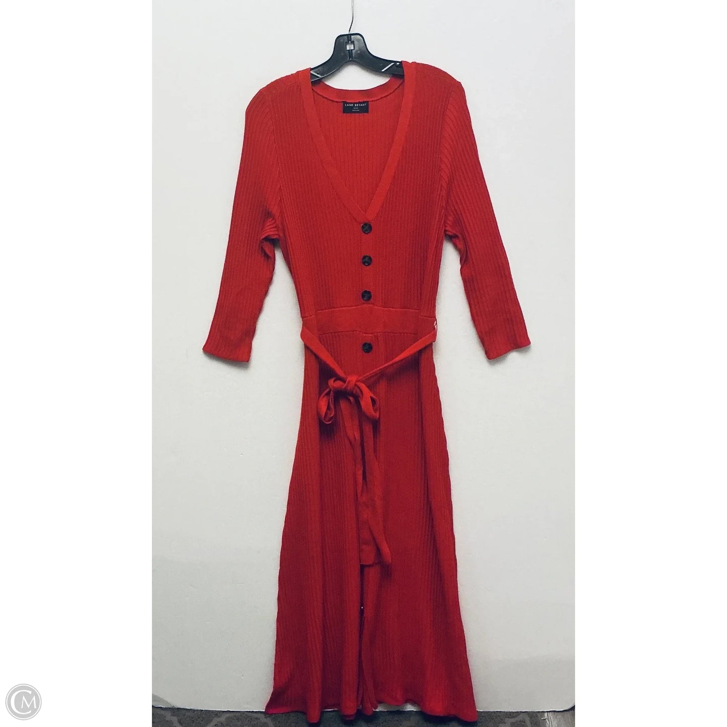 Dress Casual Maxi By Lane Bryant In Orange, Size: Xl