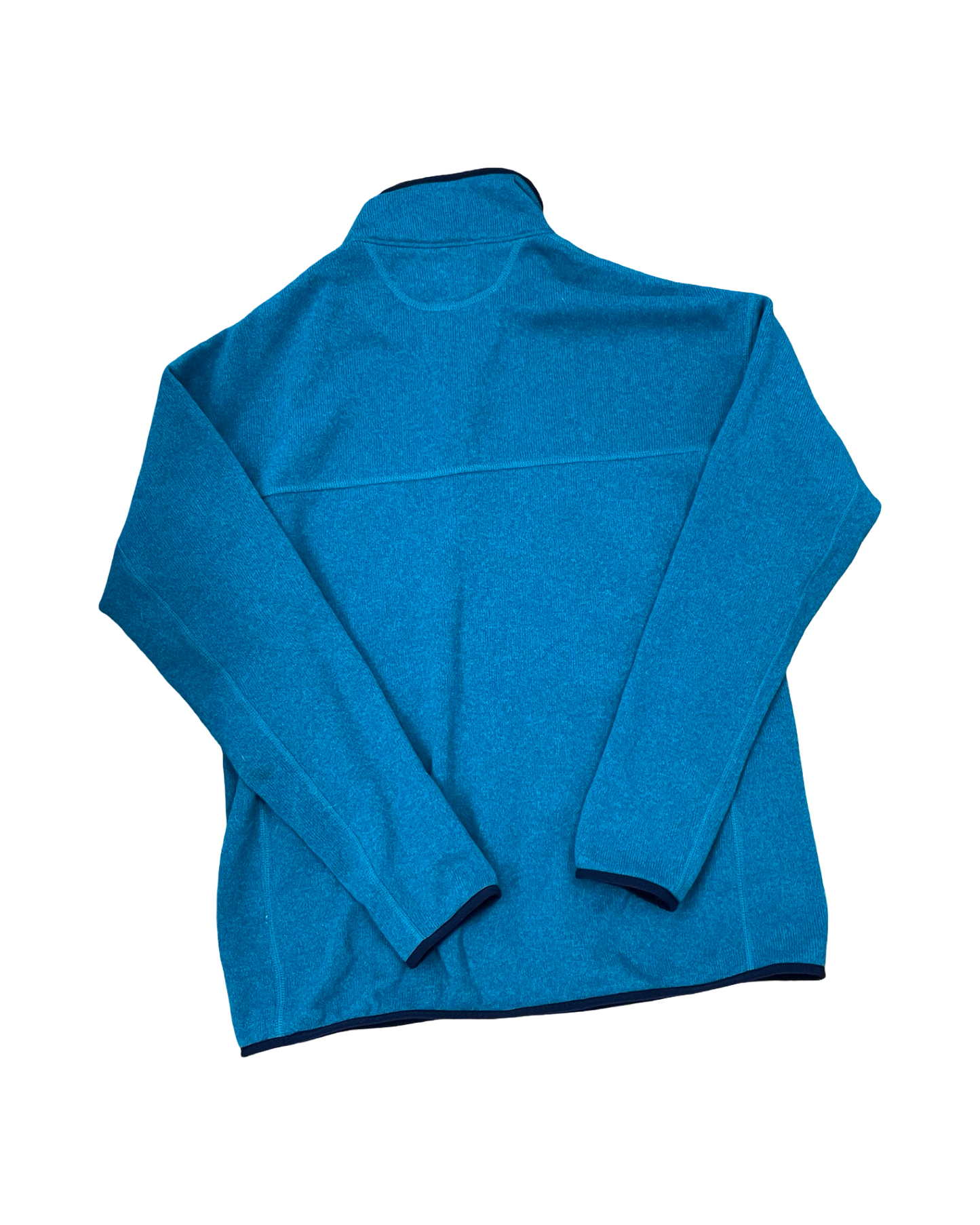 Sweatshirt Collar By Patagonia In Teal, Size:L