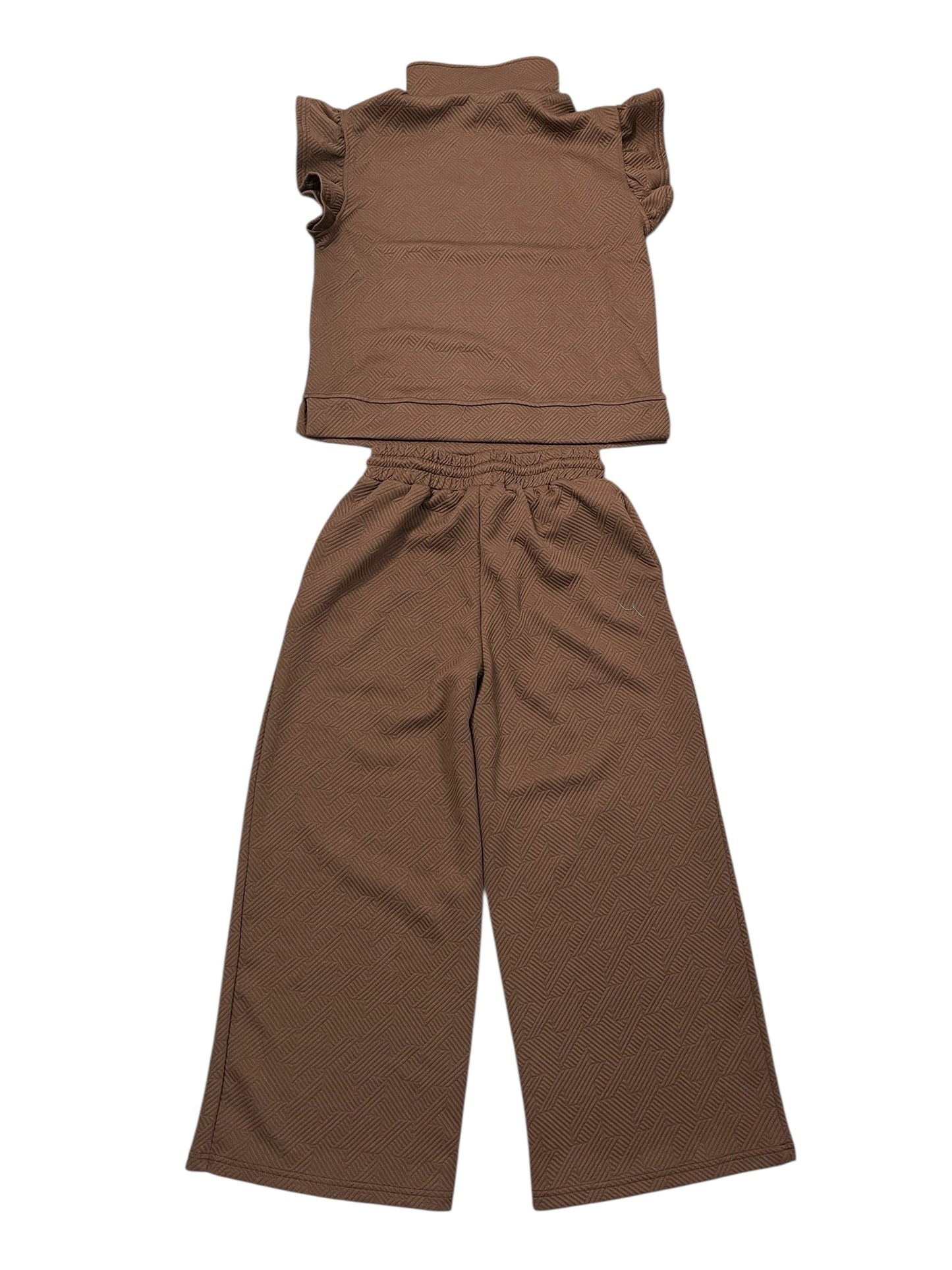 Pants Set 2Pc By Clothes Mentor In Brown, Size:S