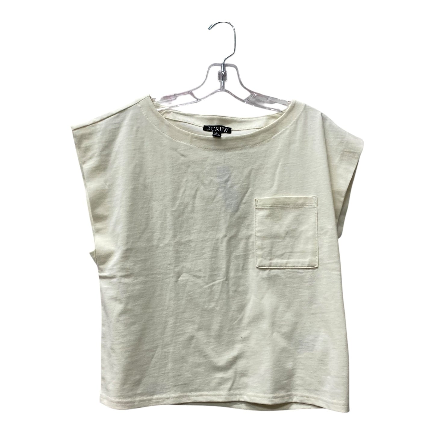 Top Ss By J. Crew In Cream, Size:M