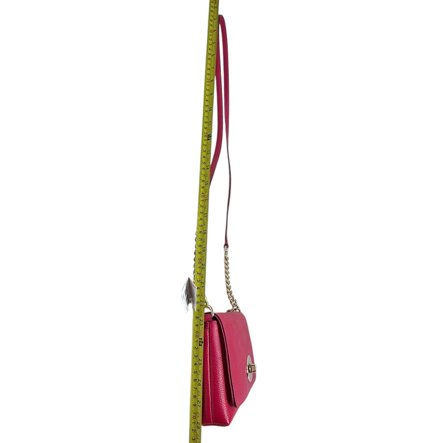 Pebbled Leather Crosstown Crossbody Designer By Coach, Size: Medium