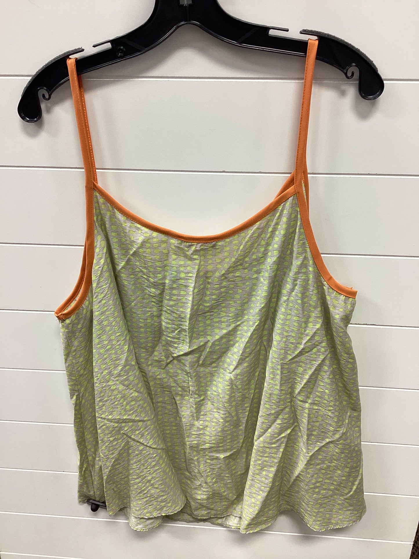 Top Sleeveless By Ces Femme In Green, Size:3X