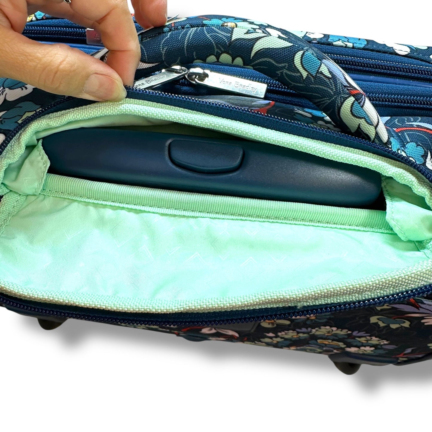 Rolling work bag Luggage By Vera Bradley, Size: Medium