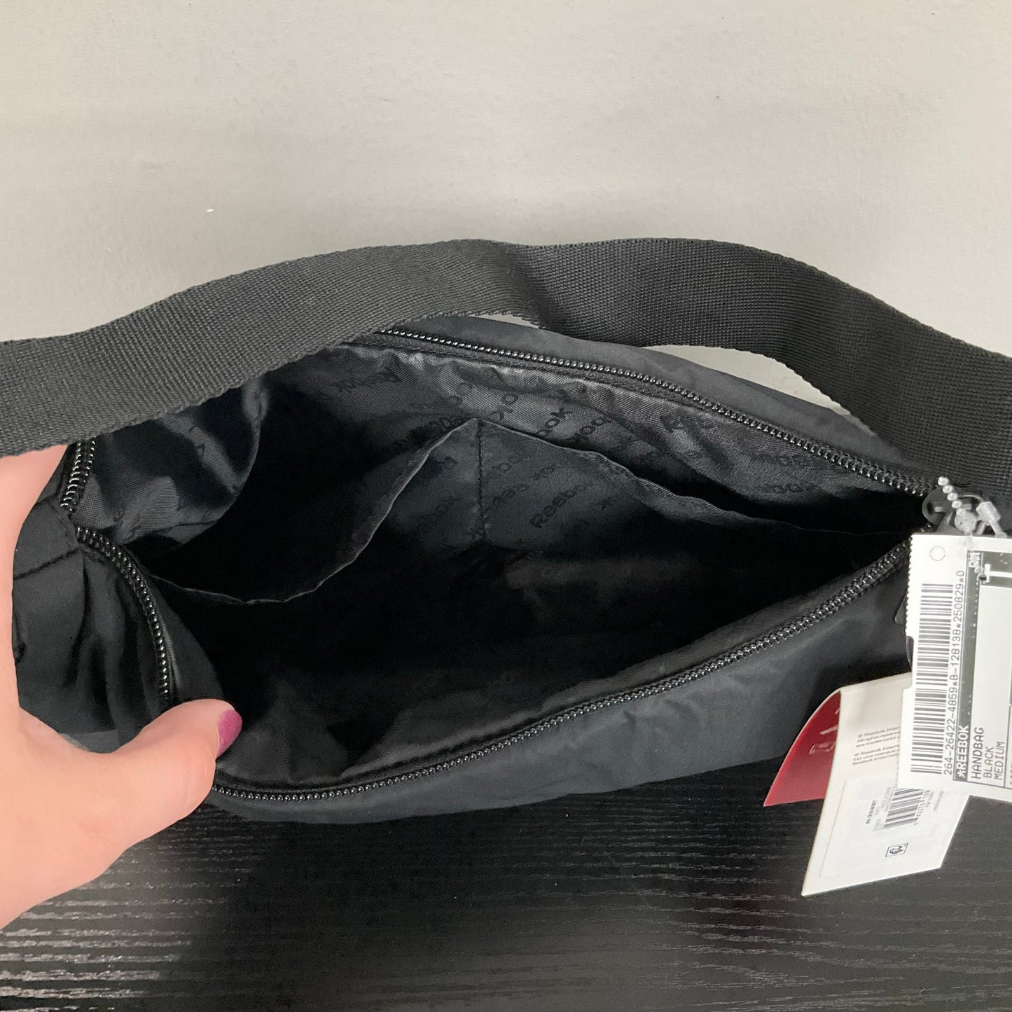 HANDBAG by REEBOK In BLACK, Size: MEDIUM