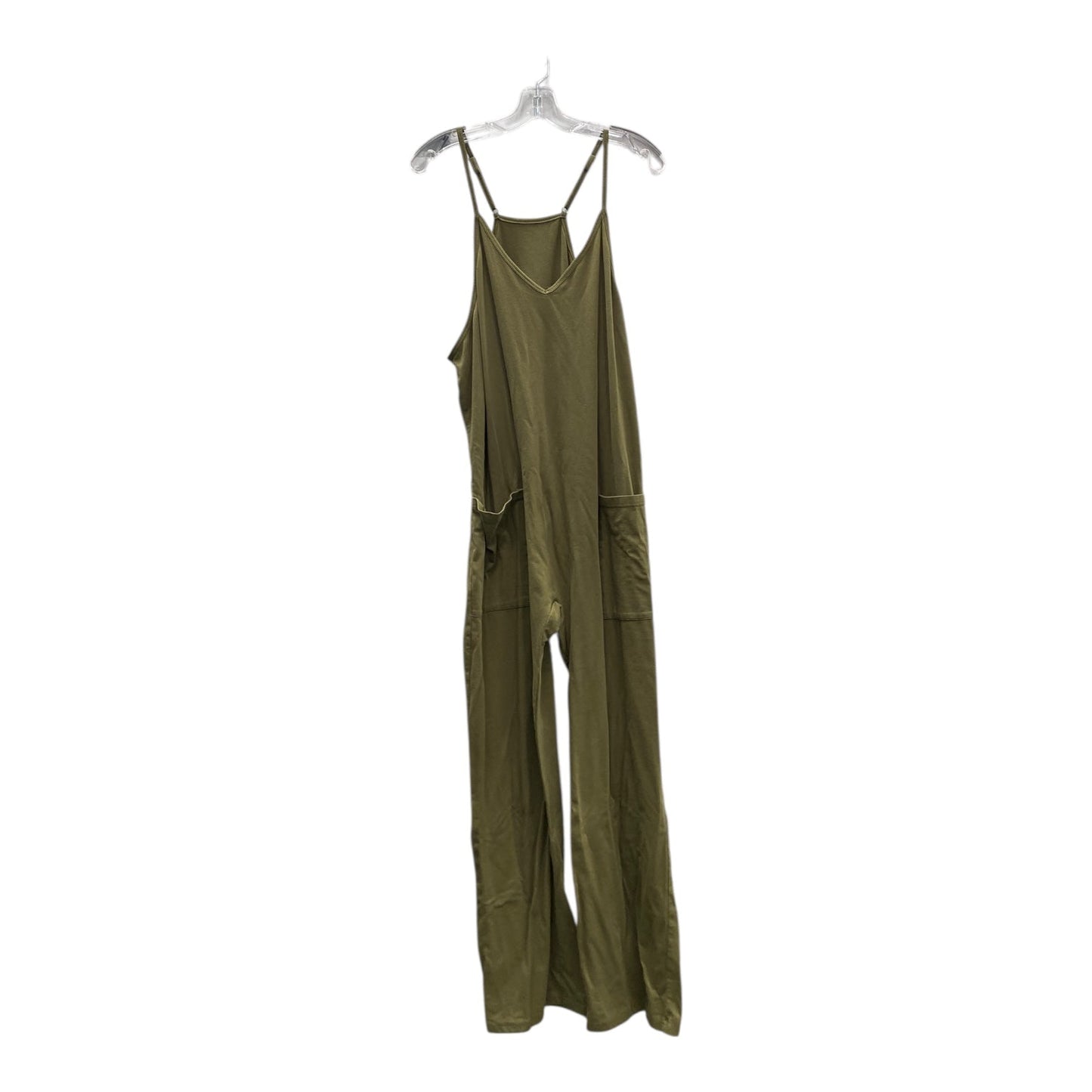 Jumpsuit In Green, Size:2X