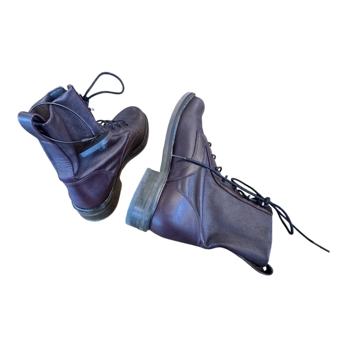 Boots Ankle Flats By Rag And Bone In Purple, Size:7.5