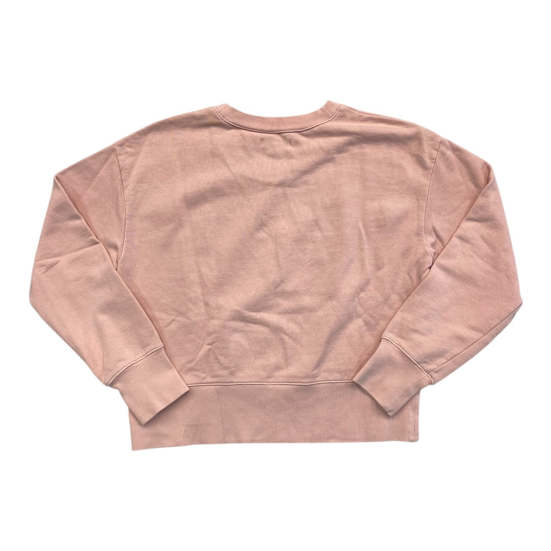 Sweatshirt Crewneck By Madewell In Pink, Size:M