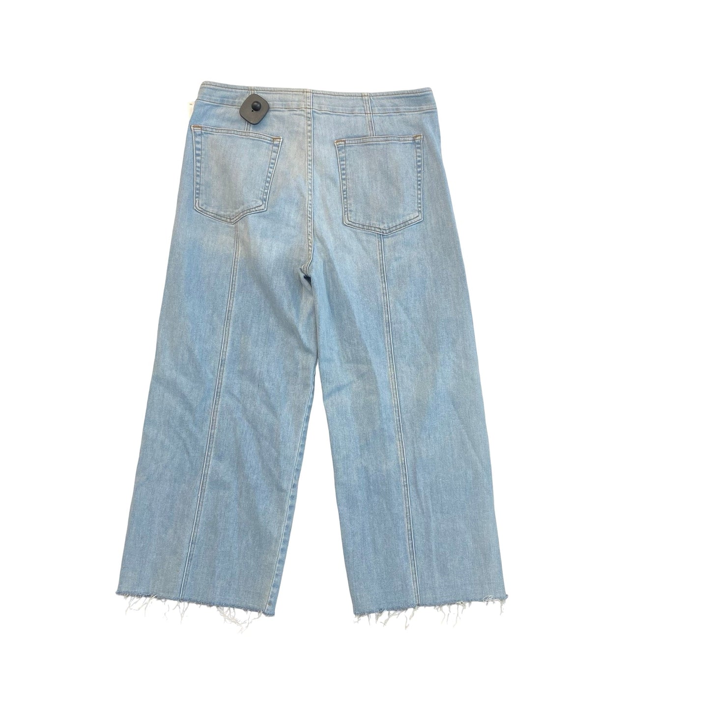 Jeans Cropped By Reformation In Blue Denim, Size:12