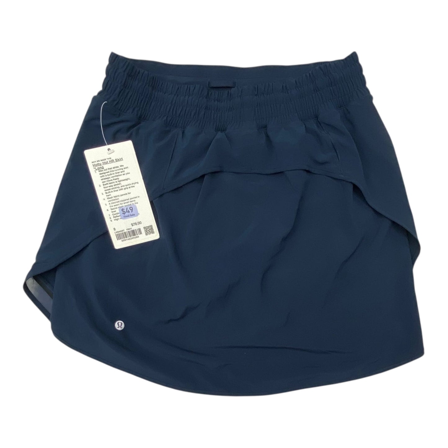 Athletic Skort By Lululemon In Navy, Size:8