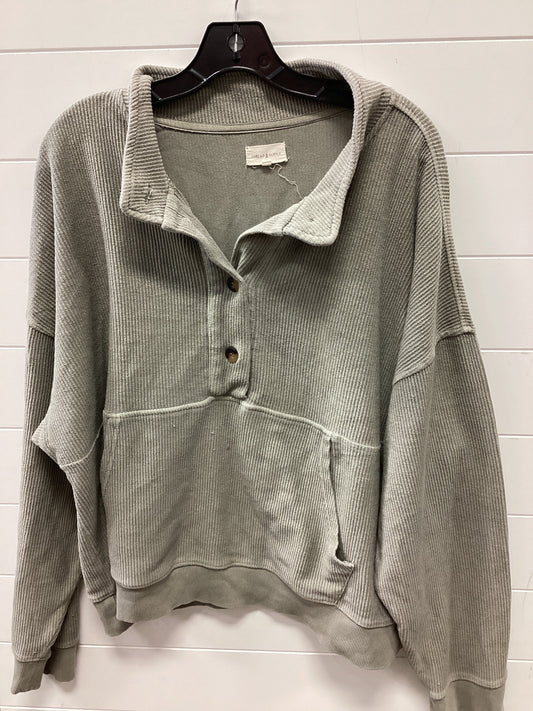 Top Ls By Thread And Supply In Green, Size:2X