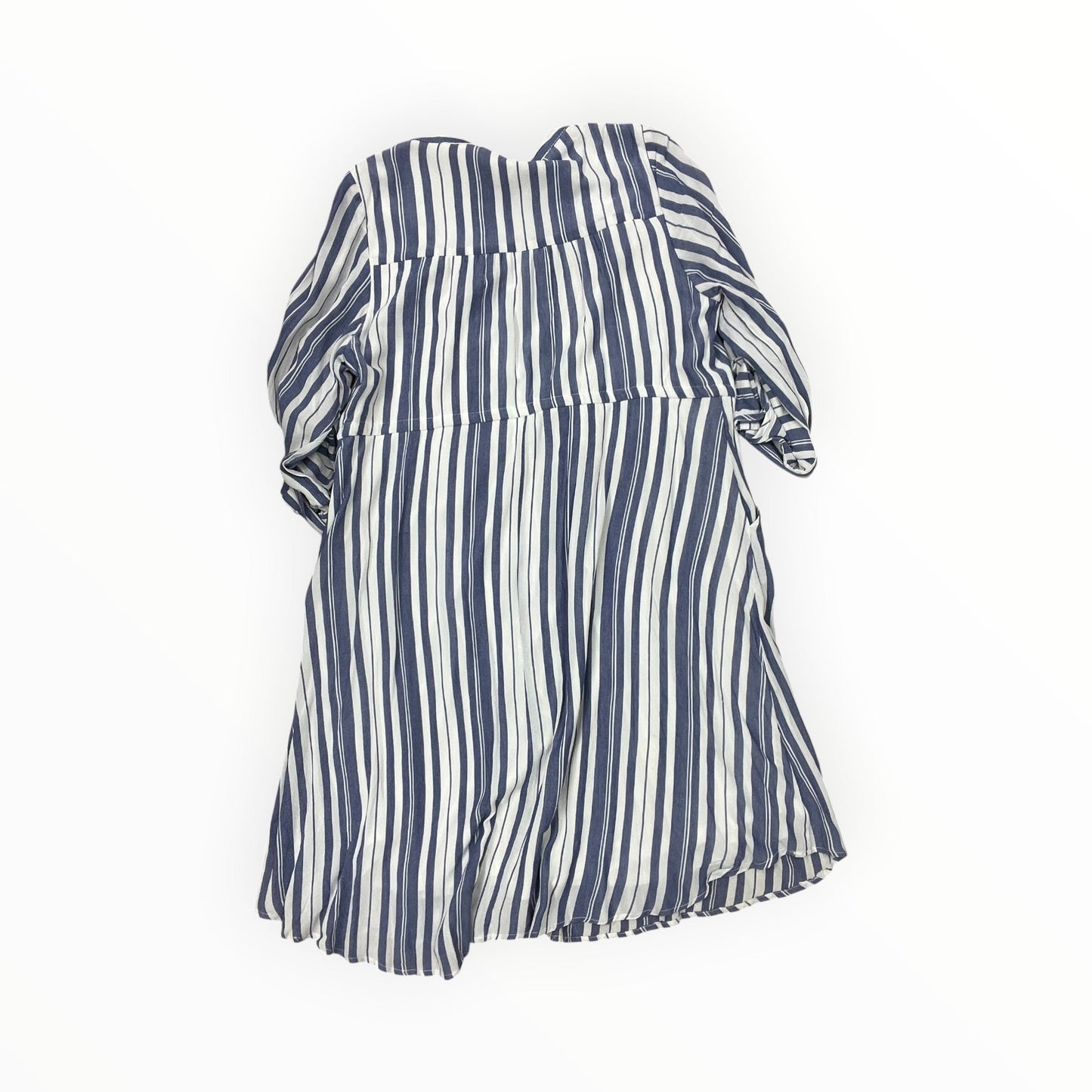 Dress Casual Midi By Torrid In Blue & White, Size:L