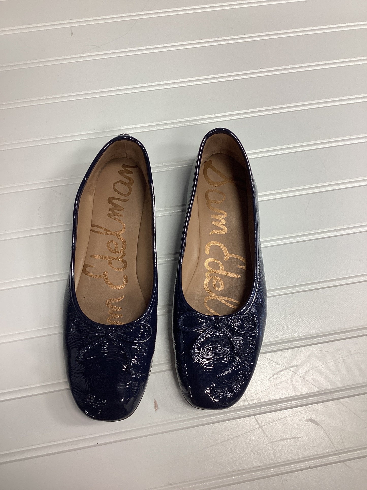 Shoes Flats By Sam Edelman In Navy, Size:8