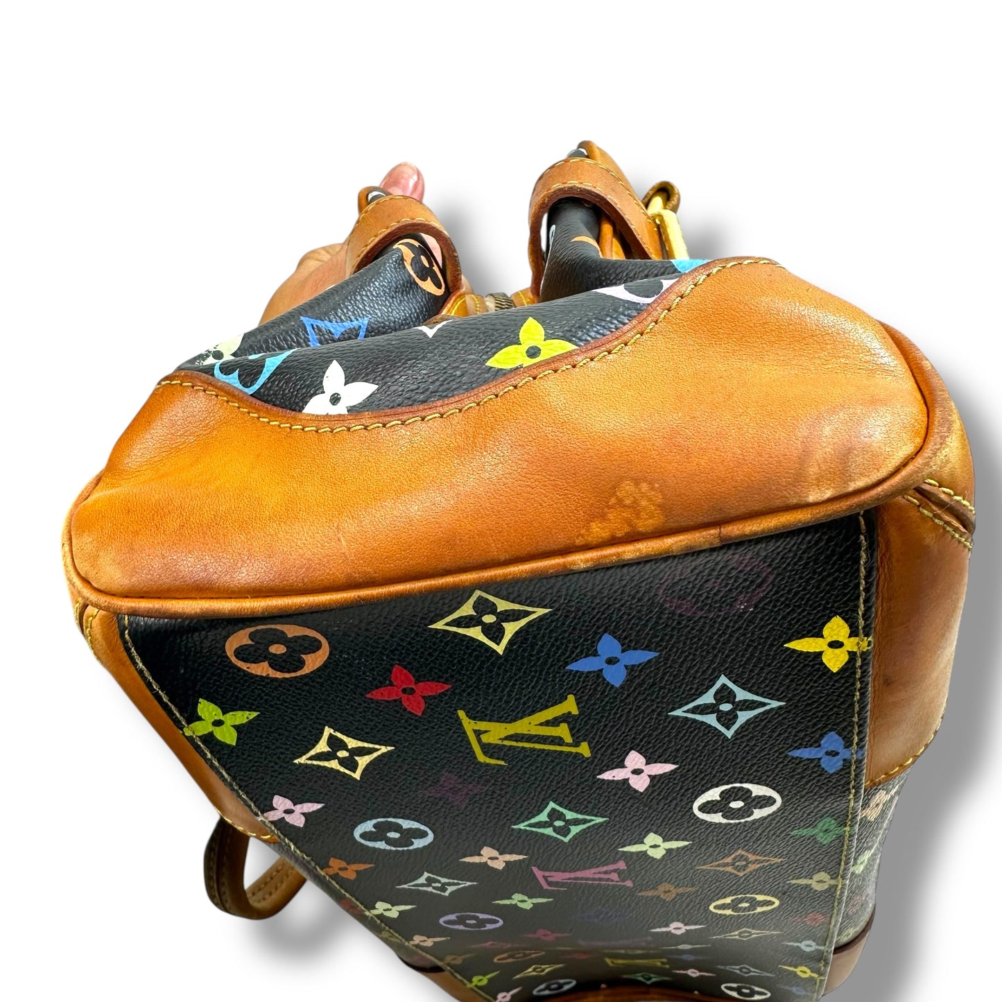 Multi color Handbag Luxury Designer By Louis Vuitton, Size: Medium