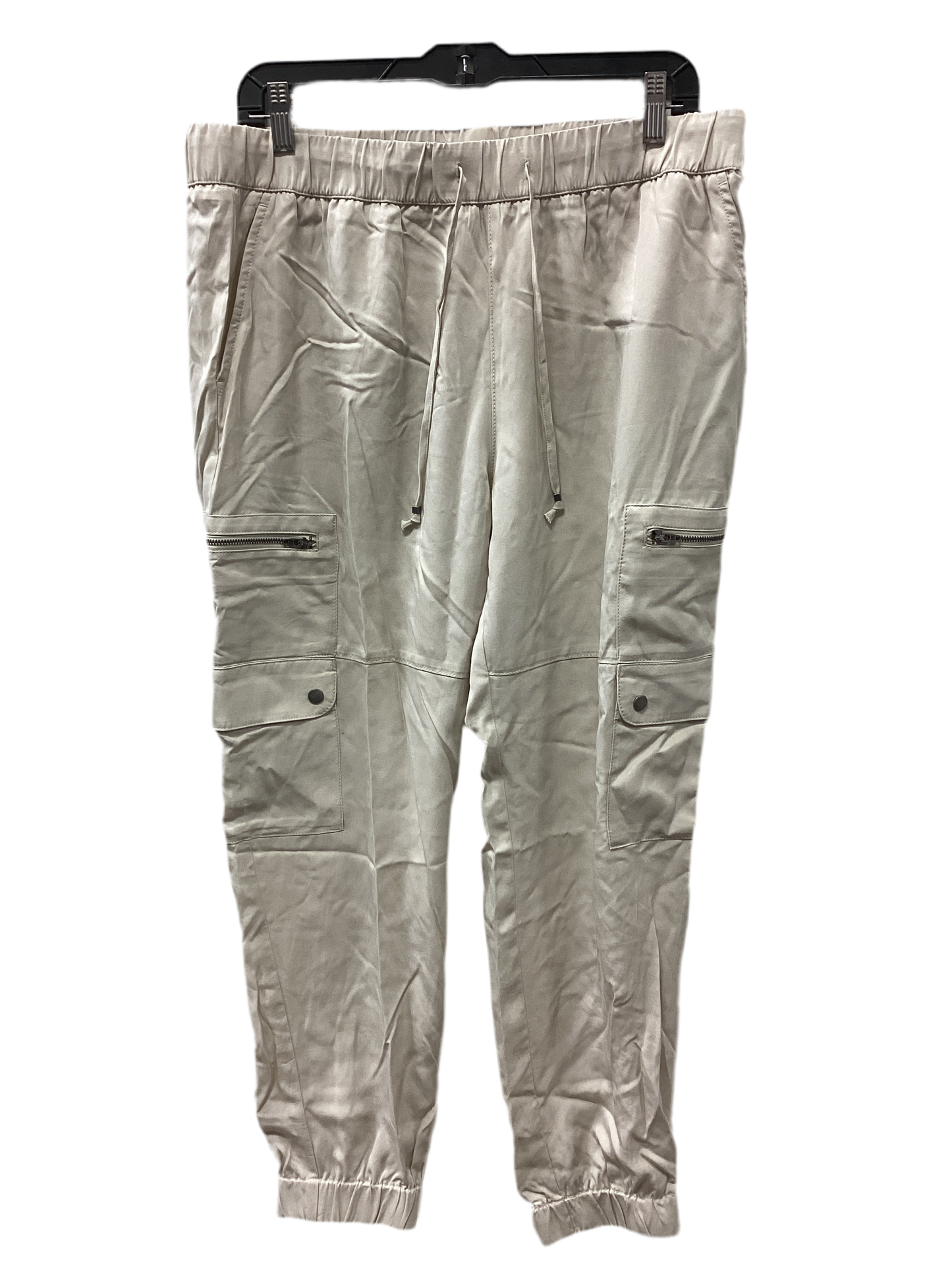 Pants Cropped By Banana Republic In Tan, Size:L