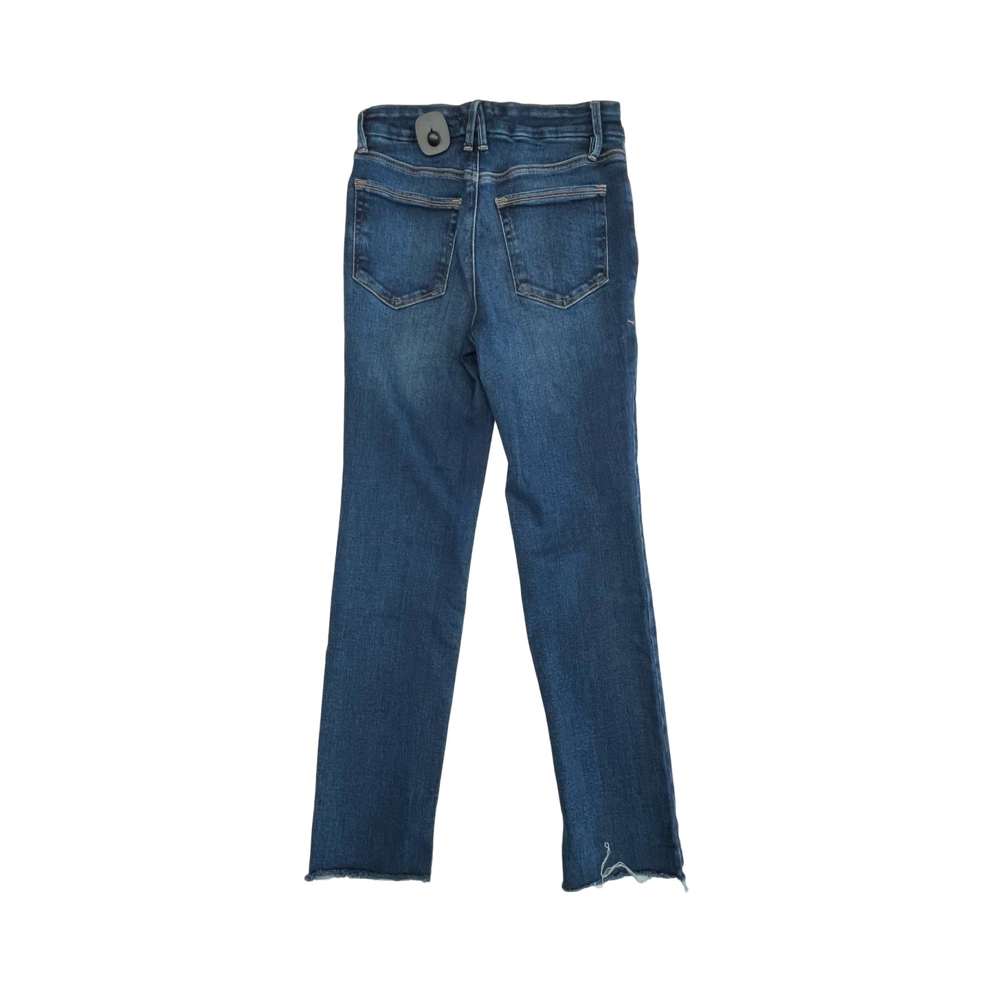 Jeans Straight By Good American In Blue Denim, Size:4