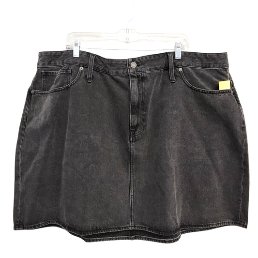 Skirt Mini & Short By Madewell In Black Denim, Size:24
