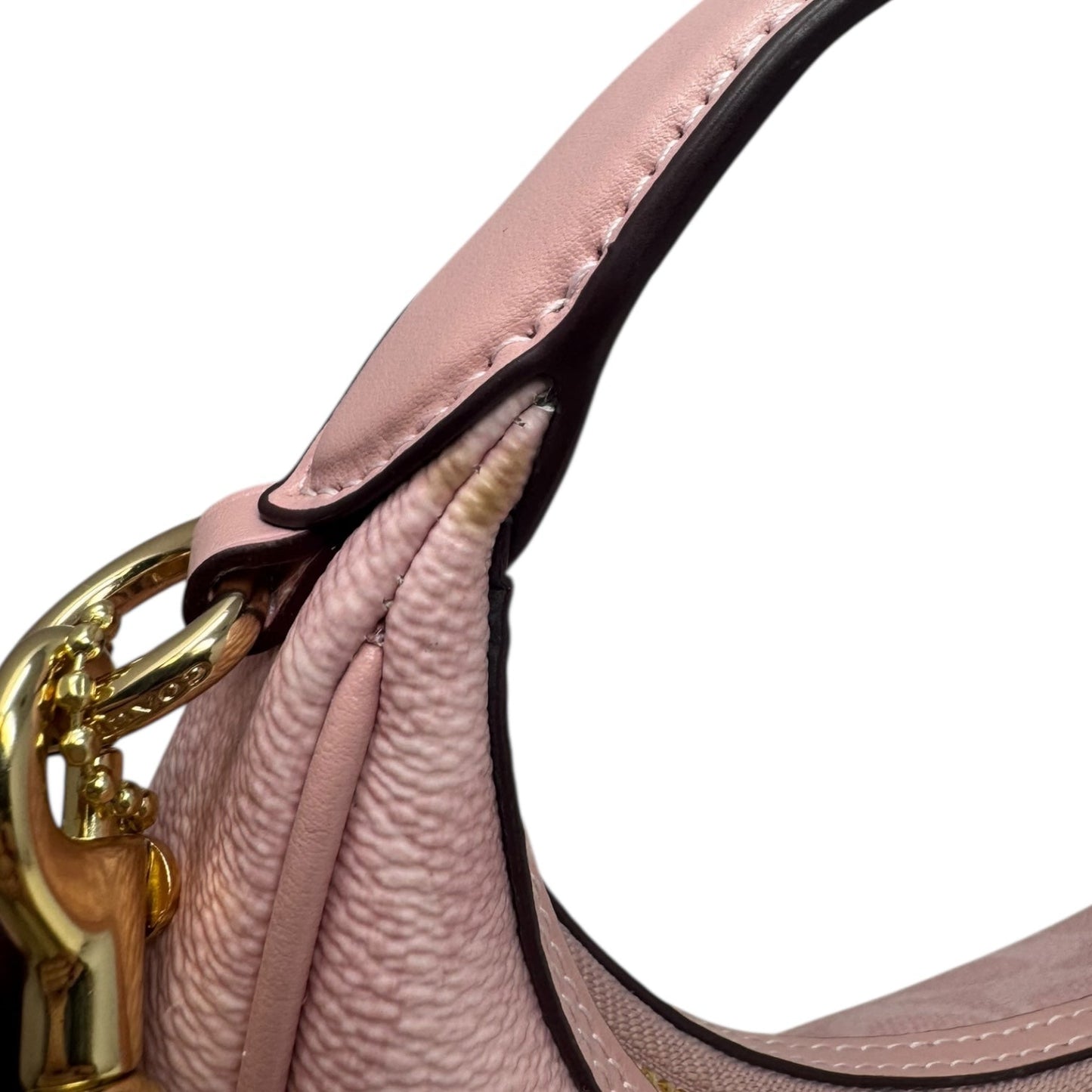 Mini Carmen Crossbody Handbag Leather By Coach, Size: Small AS IS