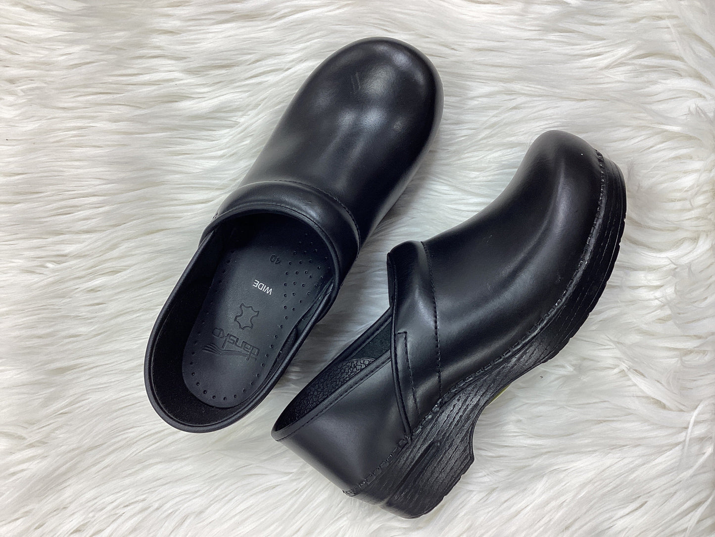 Shoes Heels Block By Dansko In Black, Size:10