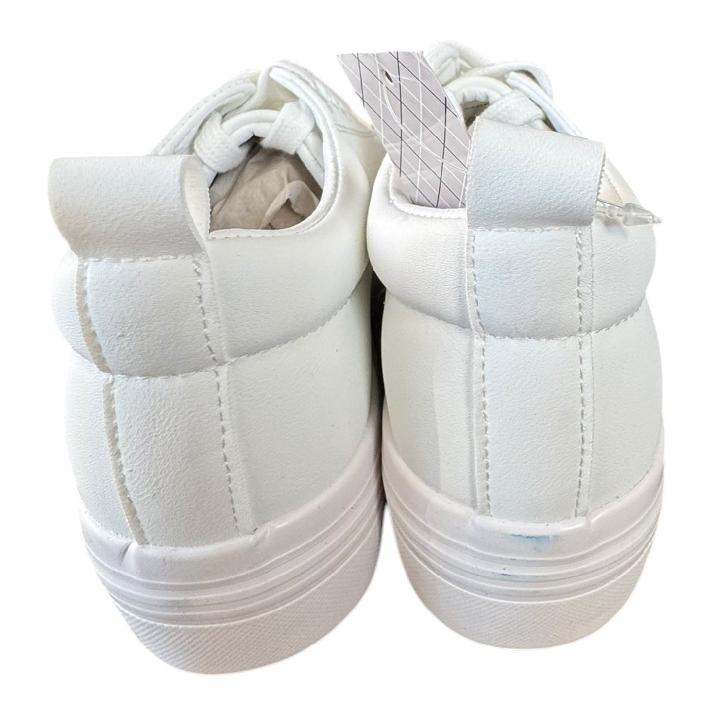 Shoes Sneaker By Never be the same In White, Size:7