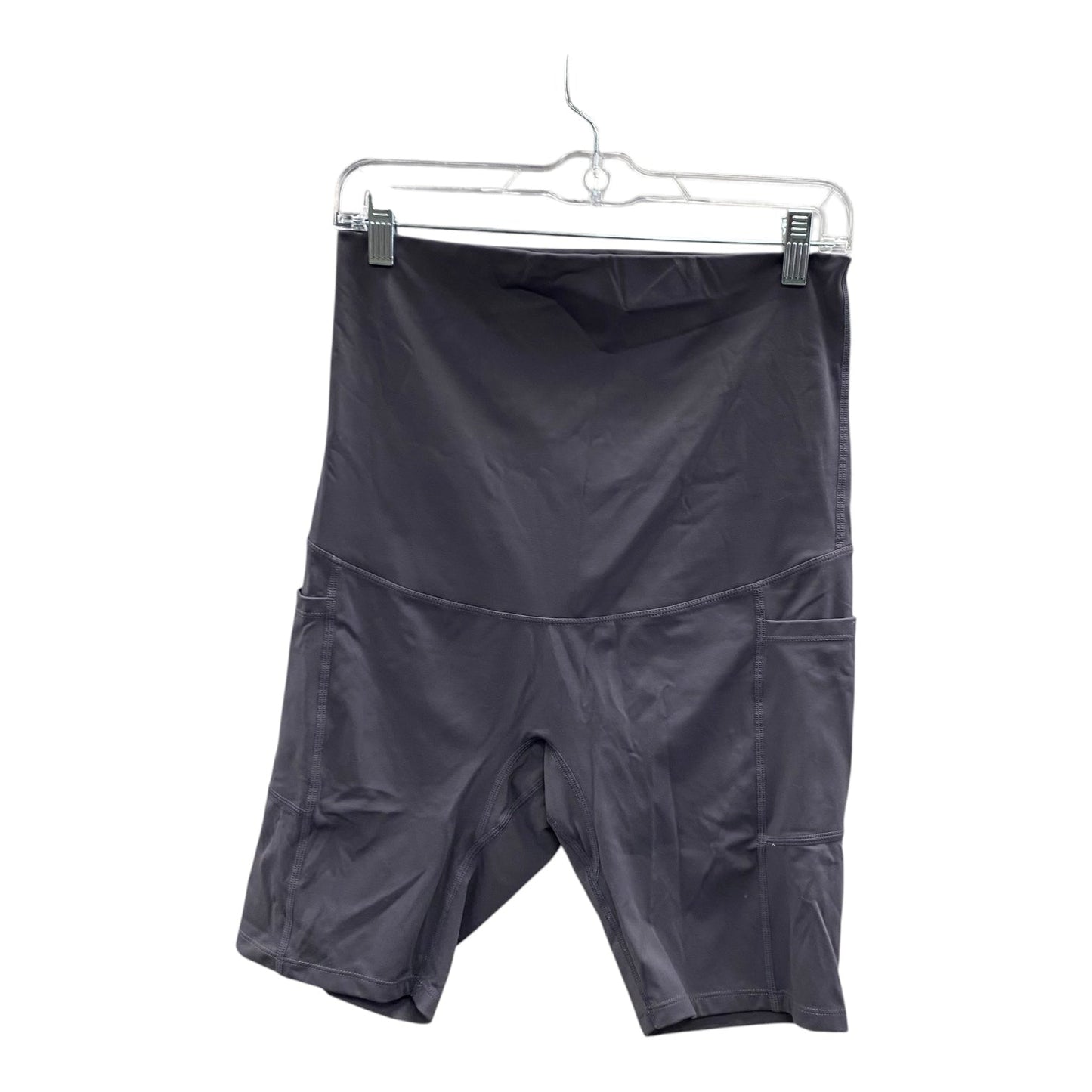 Athletic Shorts By Poshdiva In Grey, Size:S