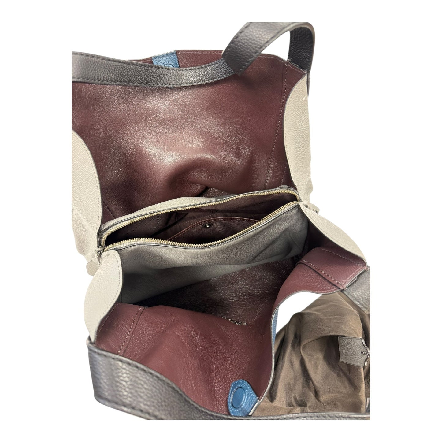 Handbag Designer By Coach In Blue, Size:Medium