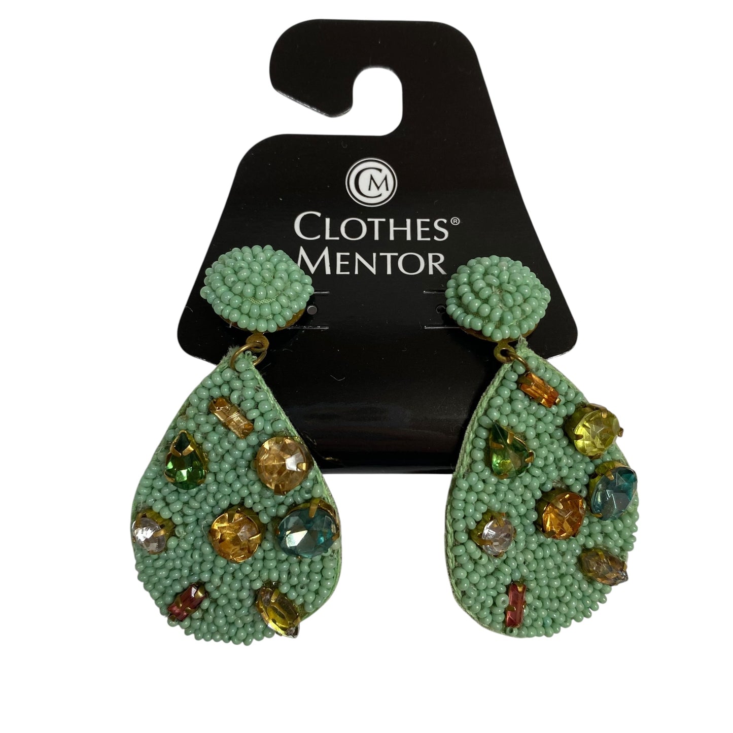 Earrings Statement By Clothes Mentor In Green