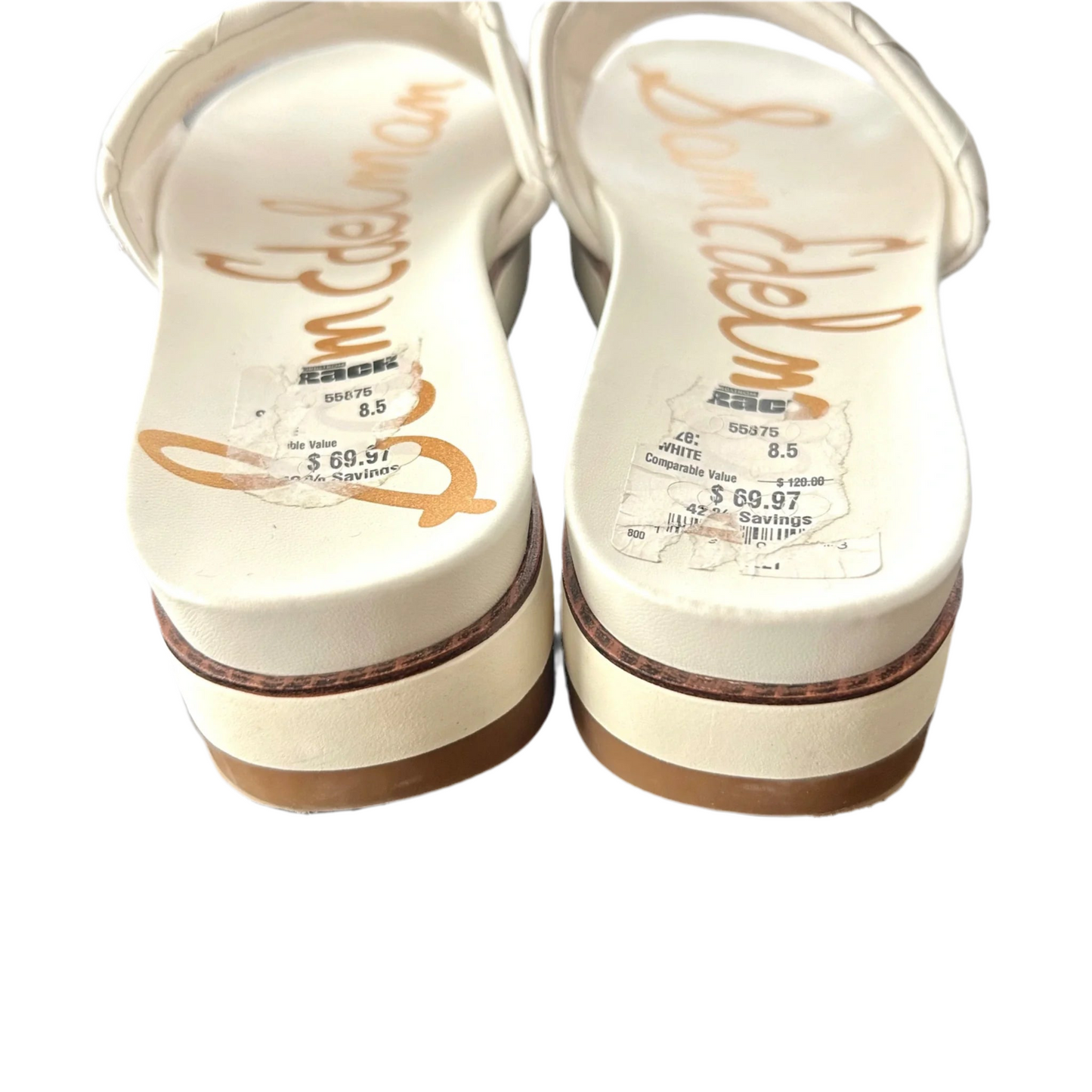 Sandals Flats By Sam Edelman In White, Size: 8.5