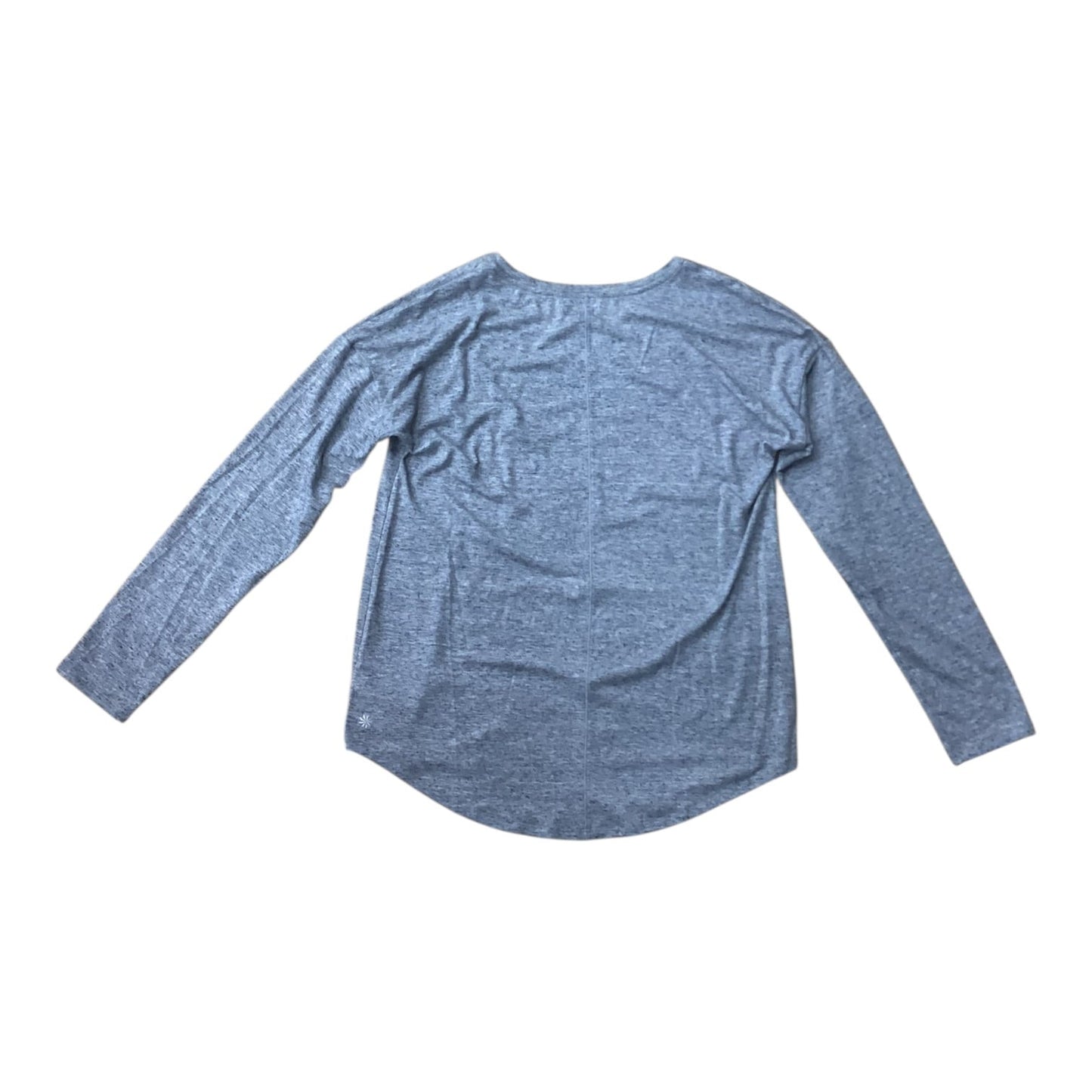 Athletic Top Ls Crewneck By Athleta In Grey, Size:M