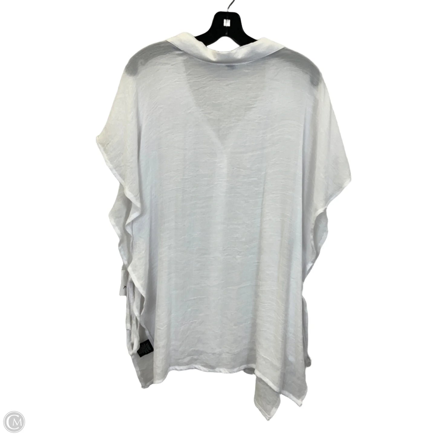 Blouse Short Sleeve By Rouge In White, Size: 2x