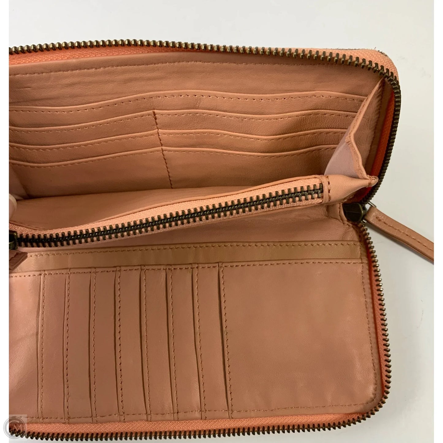 Wallet Leather By Anthropologie, Size: Large