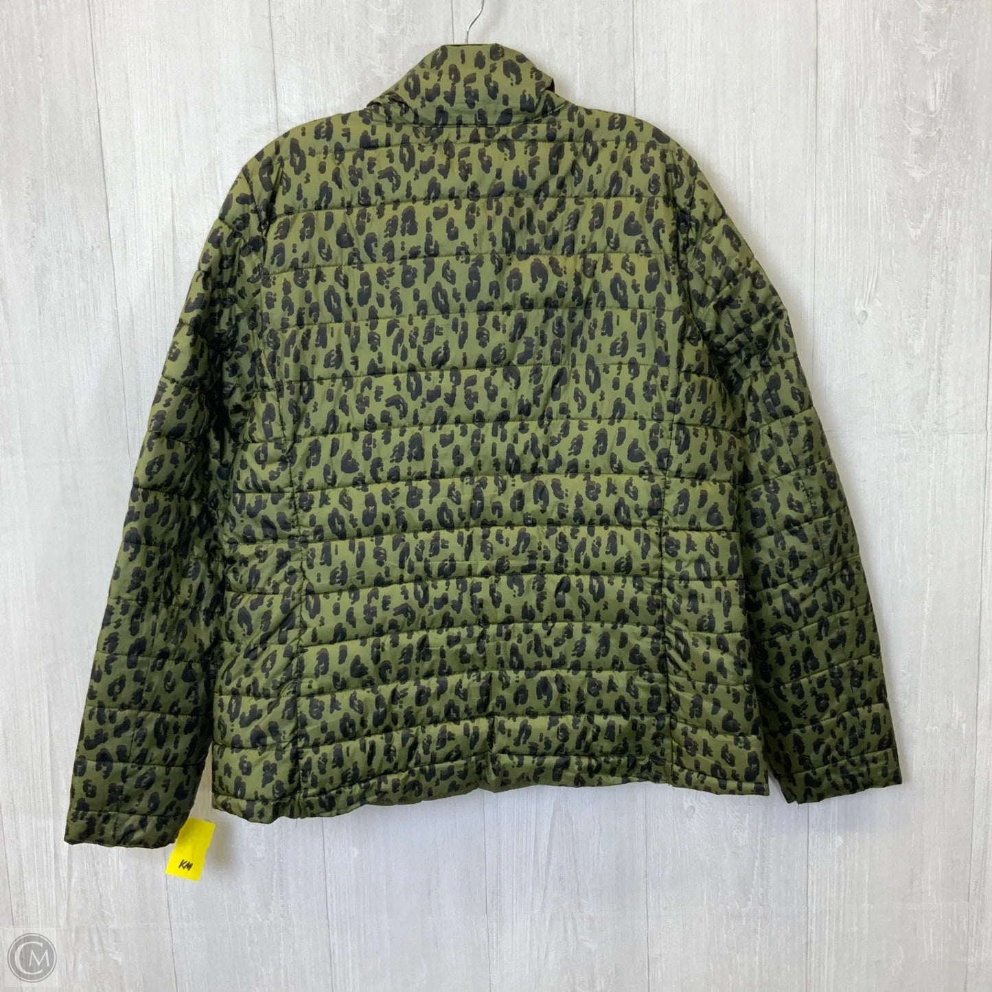 Jacket Puffer & Quilted By Old Navy In Green, Size: L