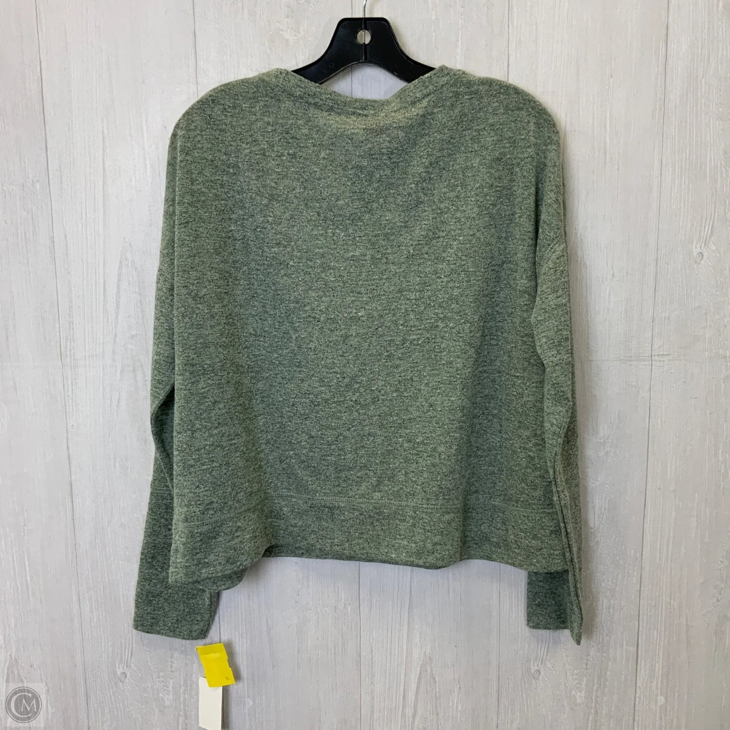 Top Long Sleeve By Weatherproof In Green, Size: M