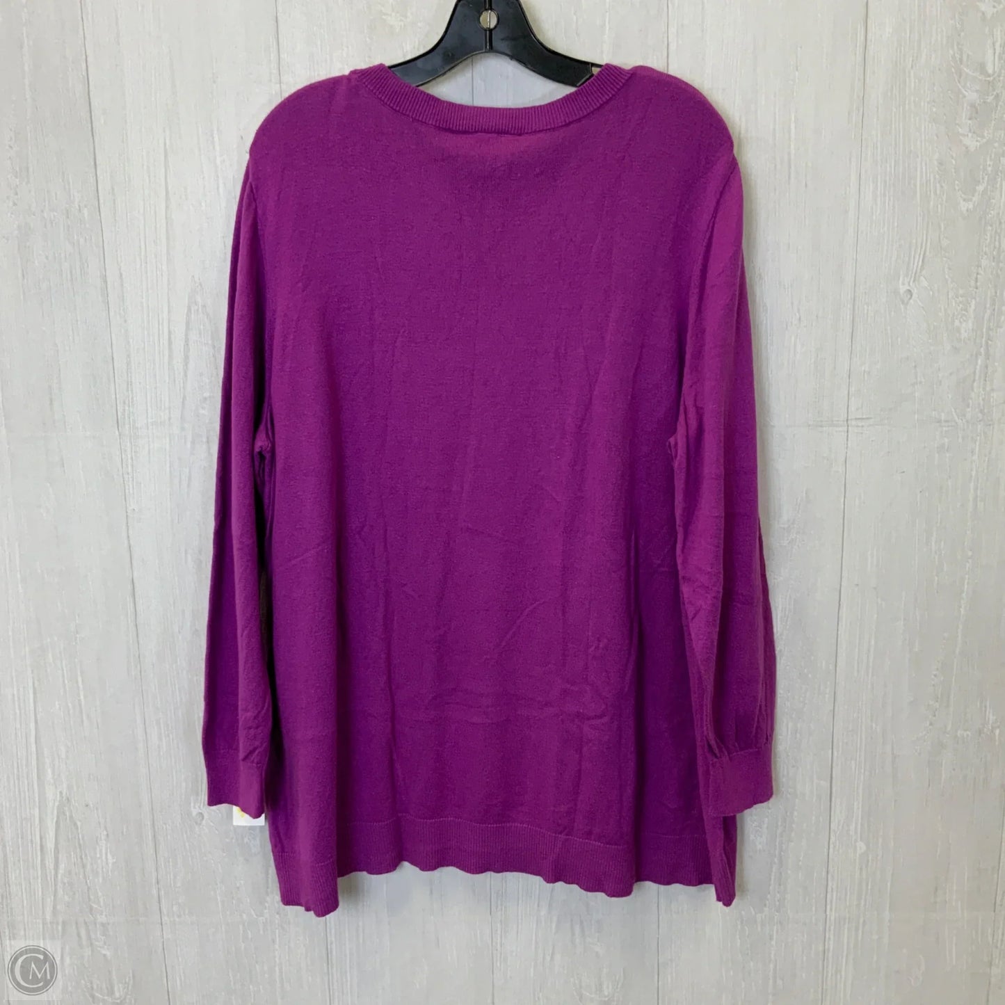 Sweater By Lane Bryant In Purple, Size: 3x