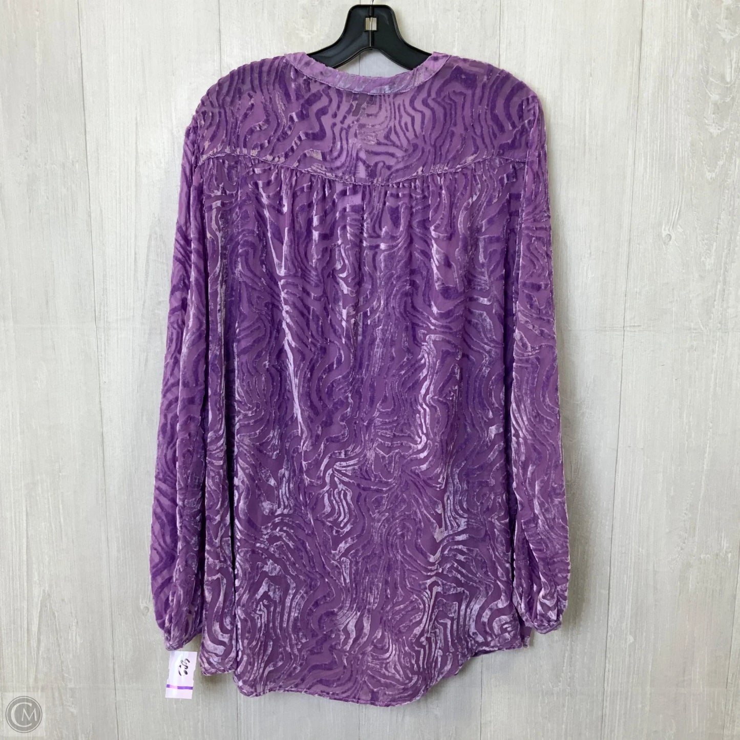 Top Long Sleeve By Torrid In Purple, Size: 1x