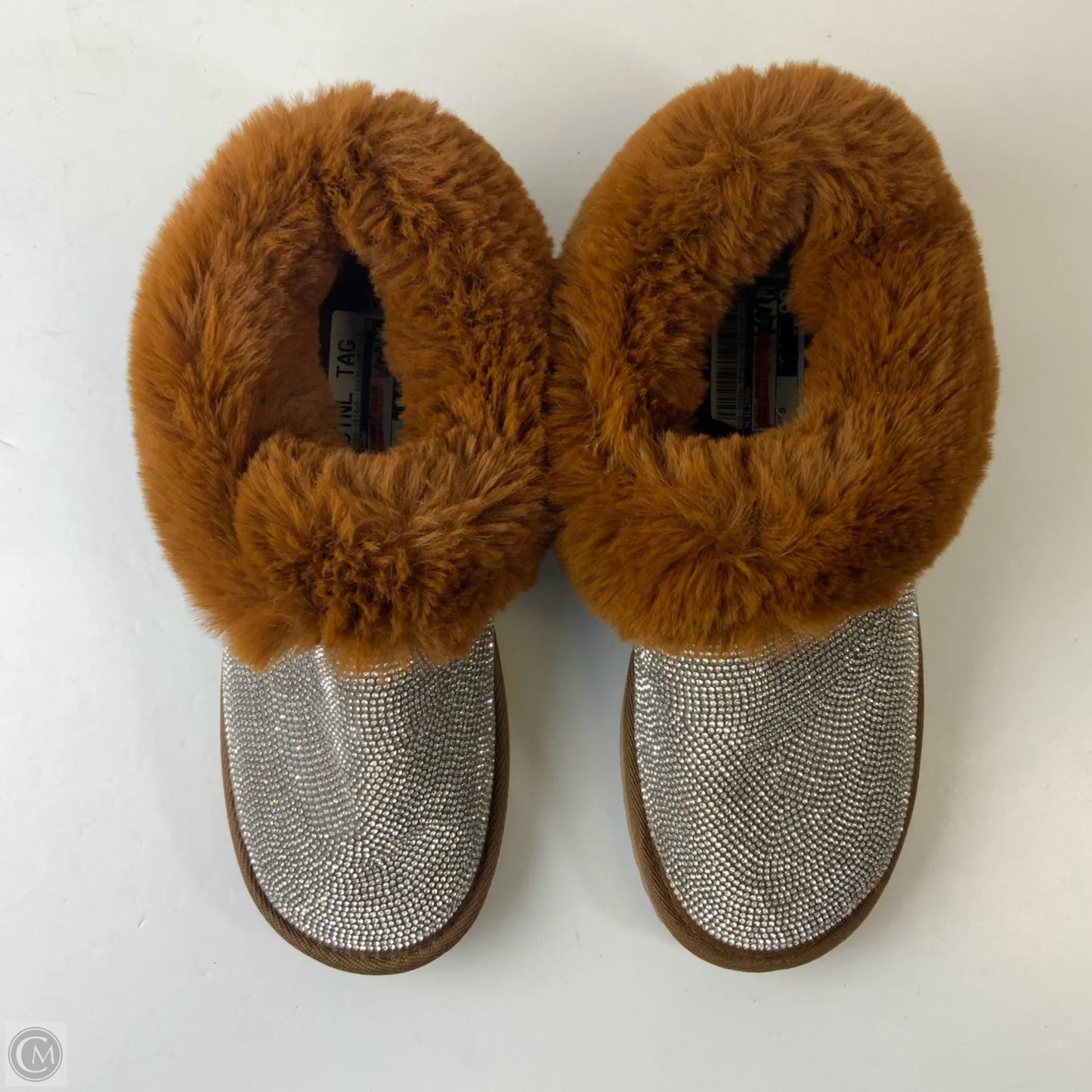 Boots Ankle Flats By Liliana In Brown & White, Size: 9