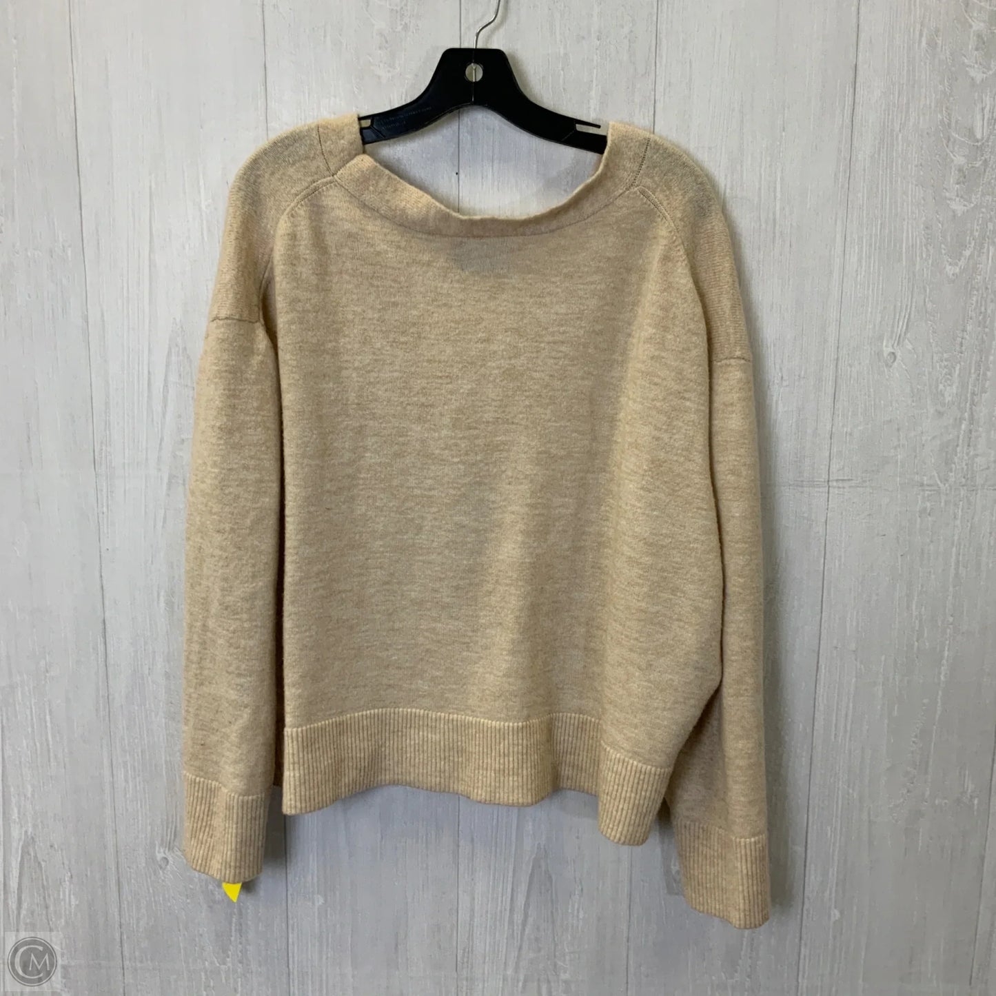 Sweater Cardigan By Asos In Tan, Size: L