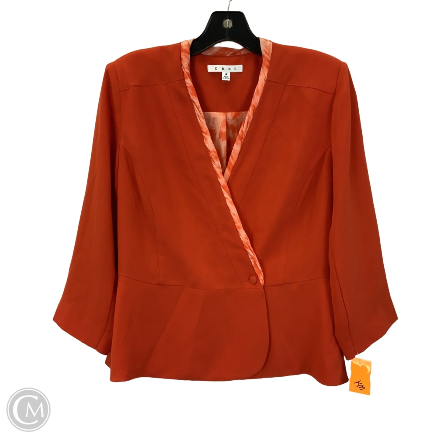 Blazer By Cabi In Orange, Size: S