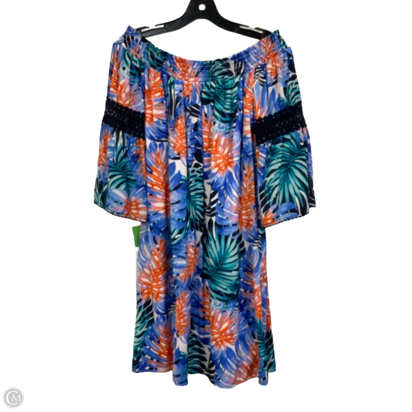 Dress Casual Midi By Jennifer Lopez In Blue, Size: M