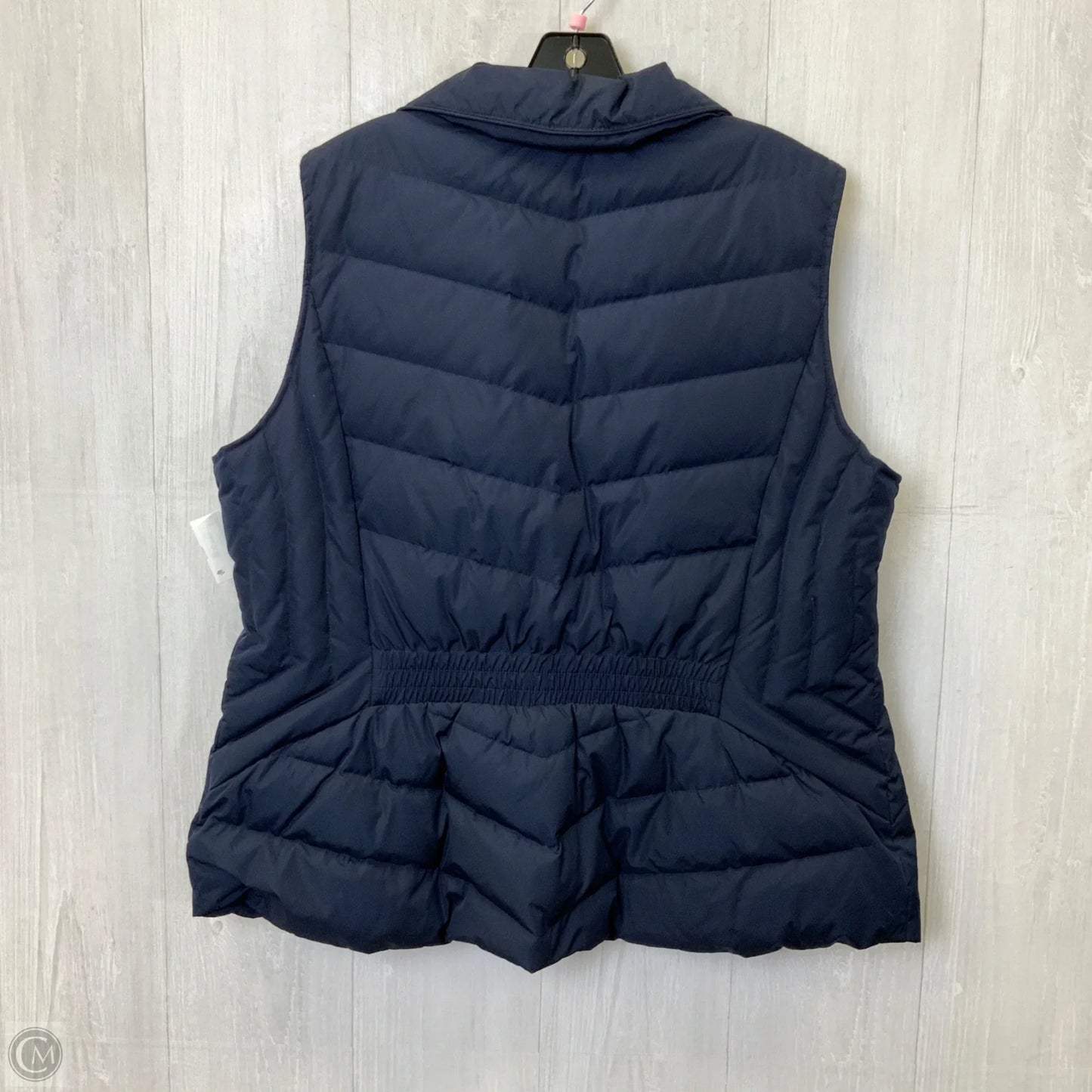 Vest Puffer & Quilted By Talbots In Navy, Size: Xl