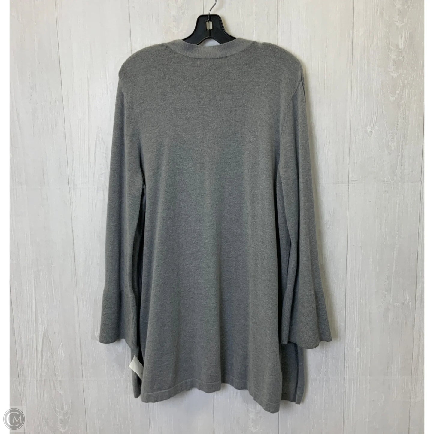 Cardigan By Roz And Ali In Grey, Size: Xl