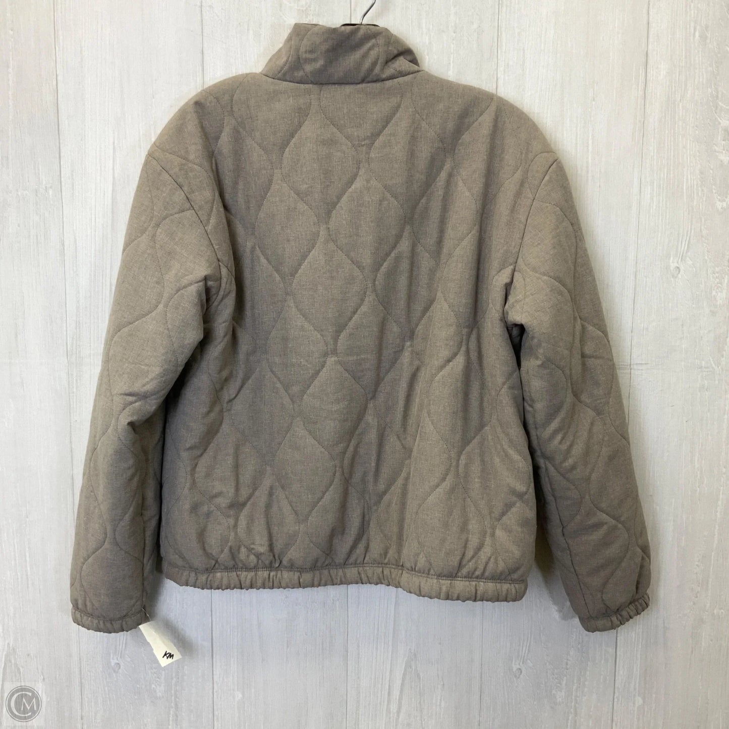 Jacket Puffer & Quilted By Avalanche In Taupe, Size: M