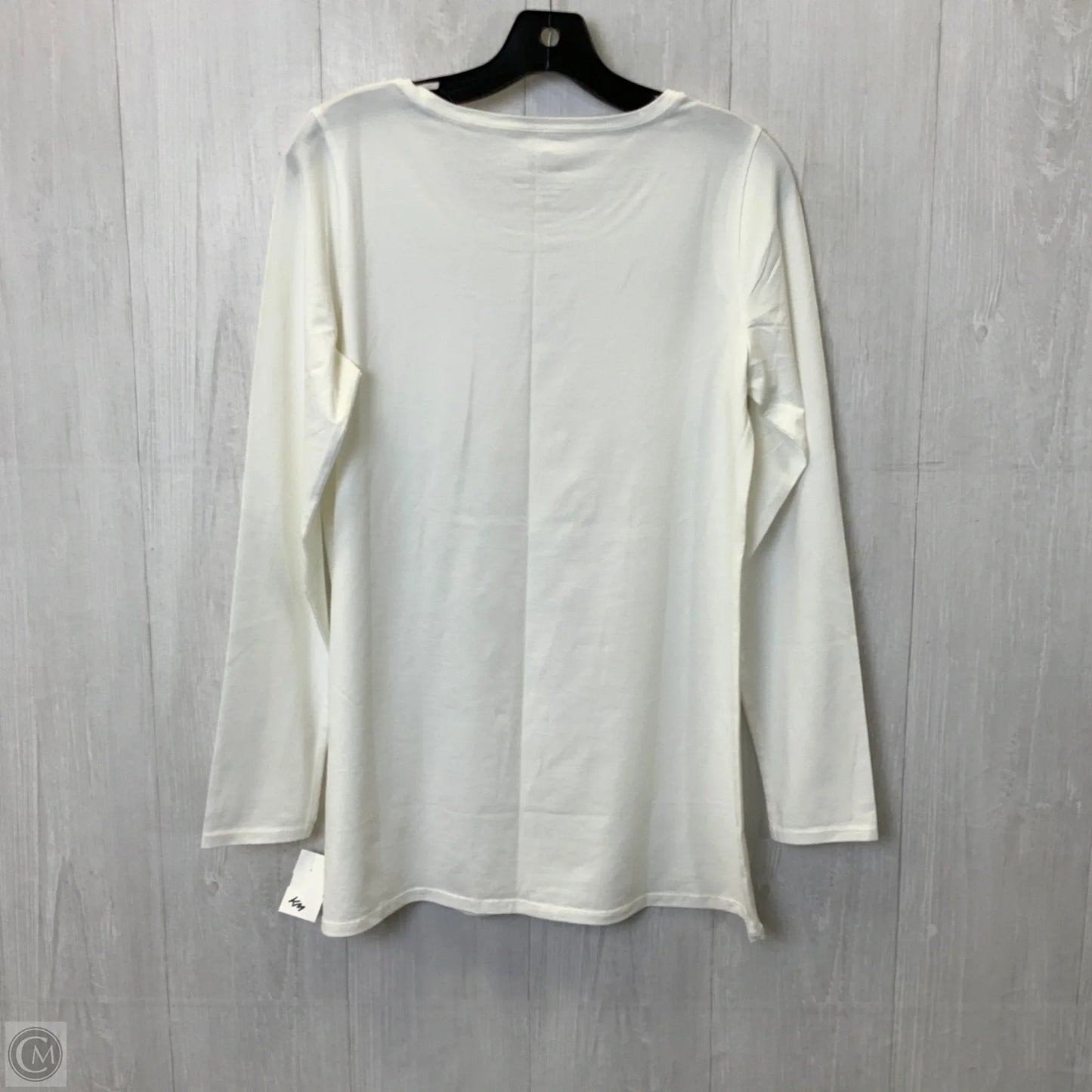 Top Long Sleeve Basic By Pure Jill In White, Size: M