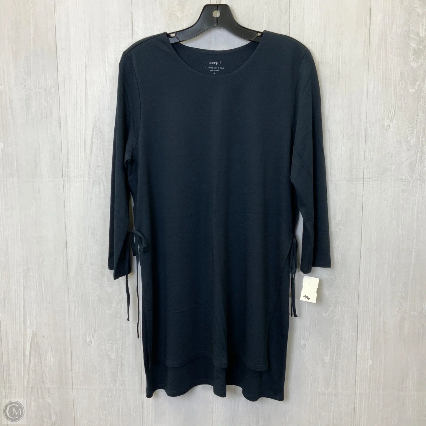 Tunic Long Sleeve By Pure Jill In Navy, Size: M