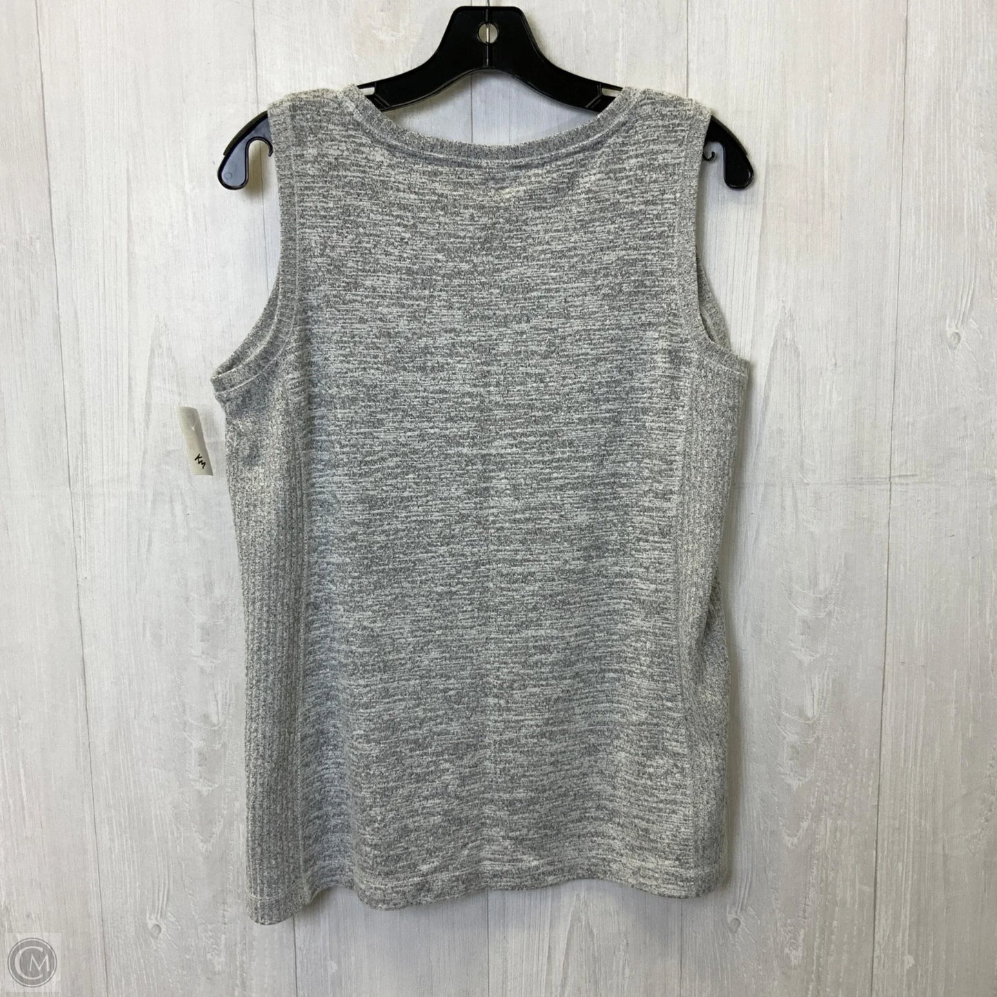 Top Sleeveless By Zenergy By Chicos In Grey, Size: M