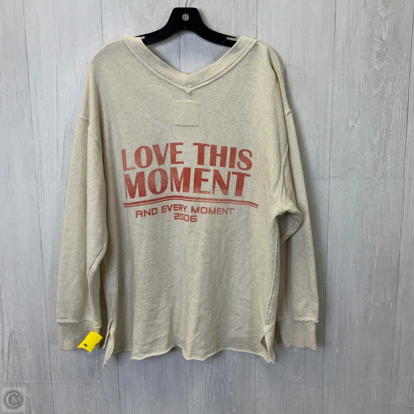 Sweatshirt Crewneck By Aerie In Cream, Size: M