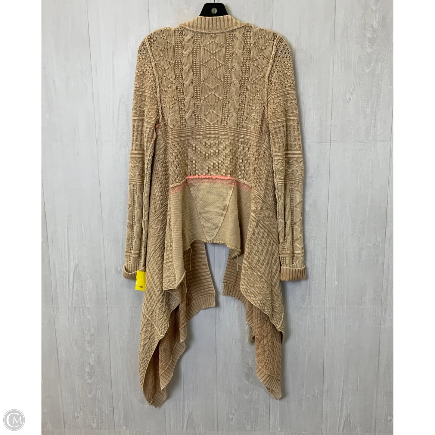 Sweater Cardigan By Free People In Tan, Size: S