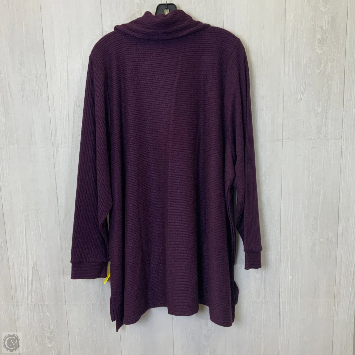 Top Long Sleeve By Lane Bryant In Purple, Size: 4x